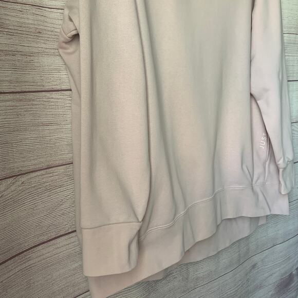 Nike Dri-Fit Light Pink Sweatshirt Oversized Crewneck Pullover Size XL - Picture 13 of 16